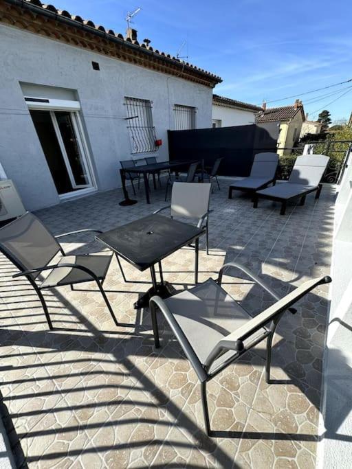 Appartement Sabatier T4 Avec Terrasse Et Jardin Carcassonne Buitenkant foto